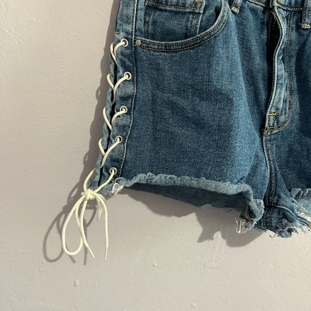 PacSun High Rise Denim Shorts - Image 2