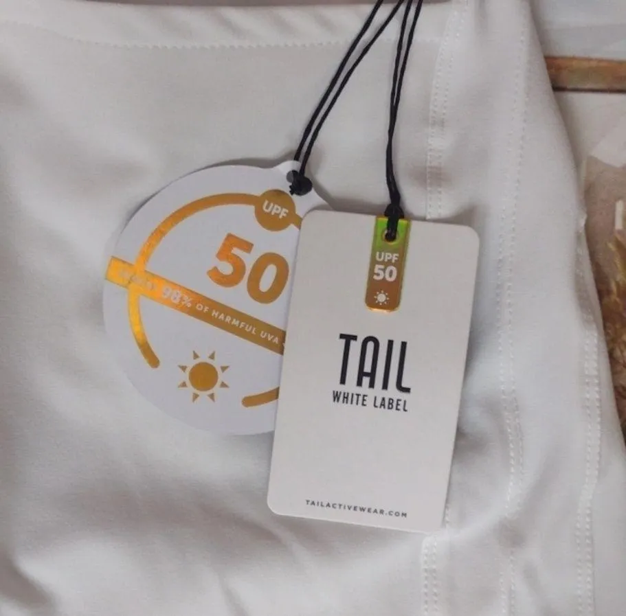 Tail white label golf shorts side insert - Image 3