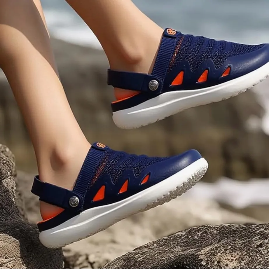 Women’s Or Men’s Eagsouni Orthotic And Plantar Fasciitis For Walking Clogs Blue Size 8.5 - Image 3