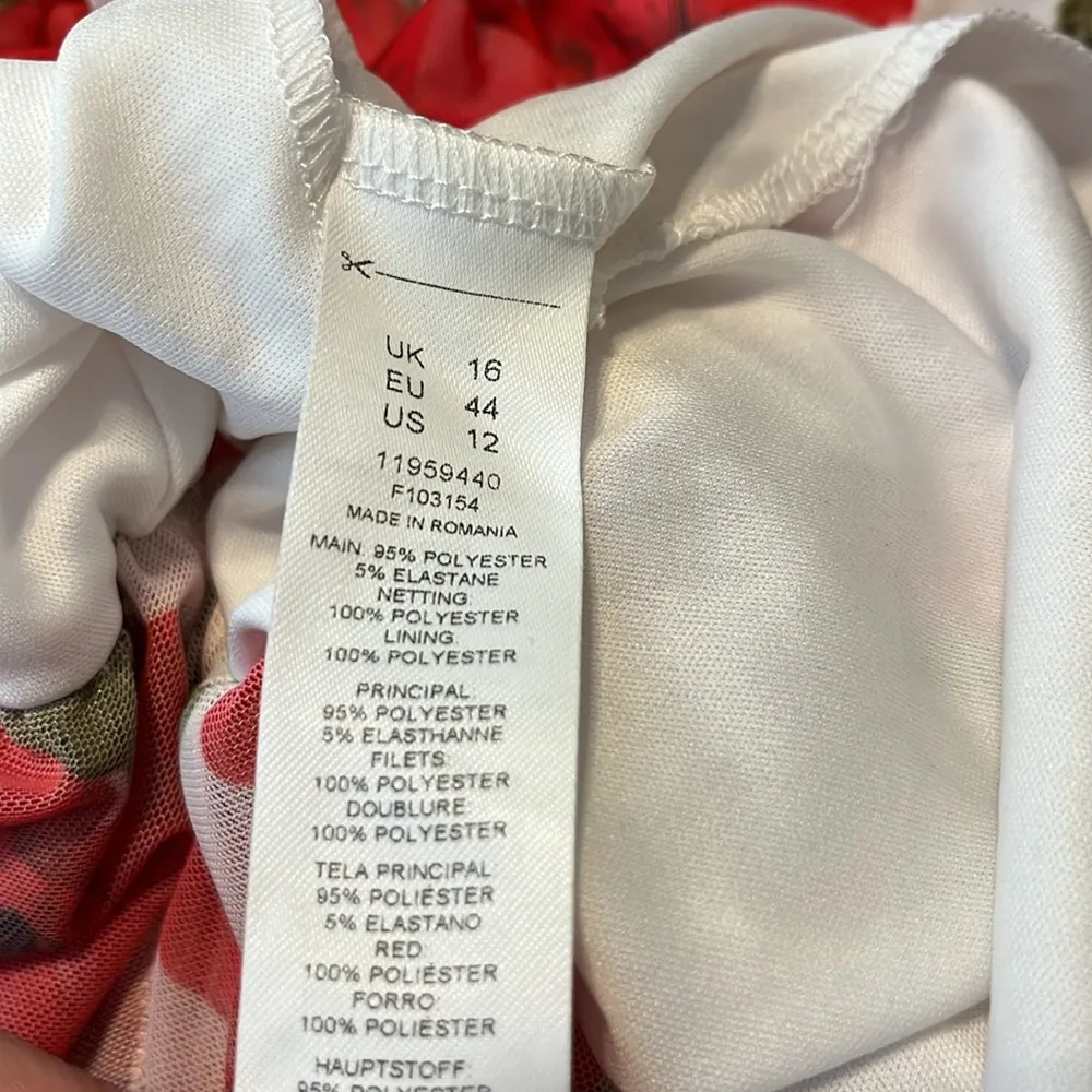 ASOS DESIGN puff sleeve ruched pephem skater mini dress in floral print … - Image 6