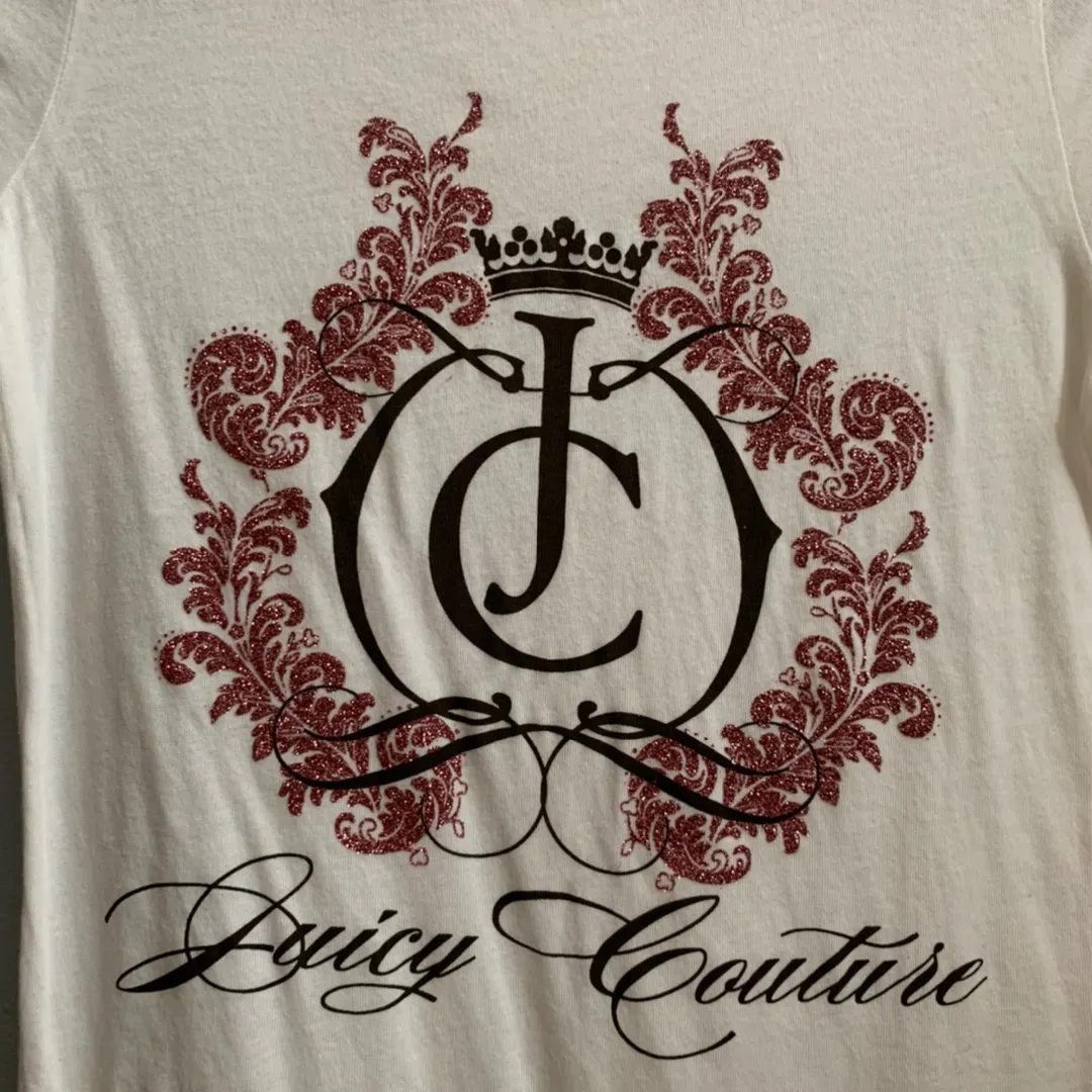 Saks Vintage Glitter Sparkly Logo Tee T-shirt - Image 15