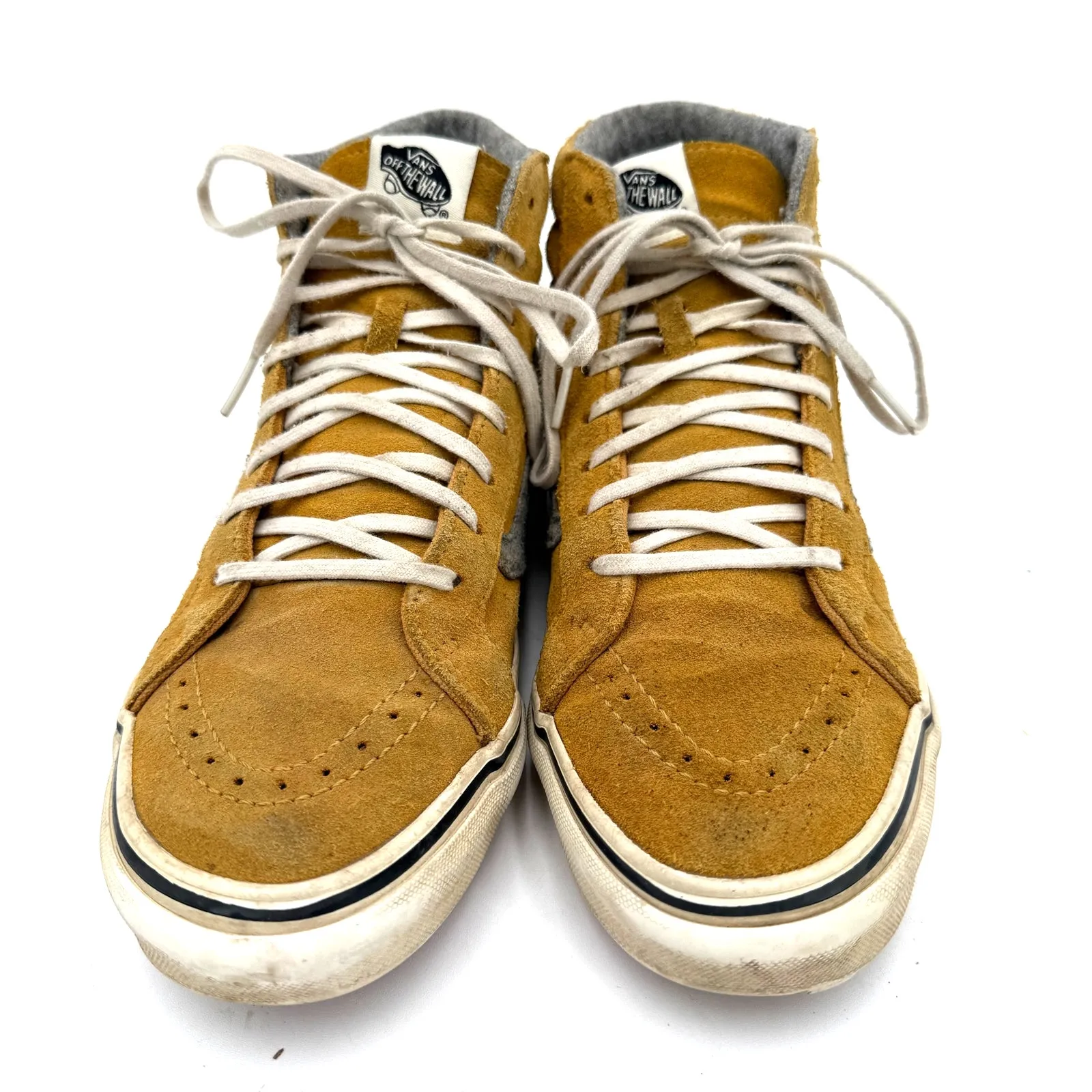 Vans Old Skool Women's Sneakers Mustard Suede High Top Sneakers Size 7.5M / W9 - Image 3