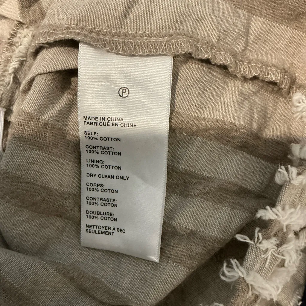 Maeve Beige and Cream Textured Top Size LP - Image 8