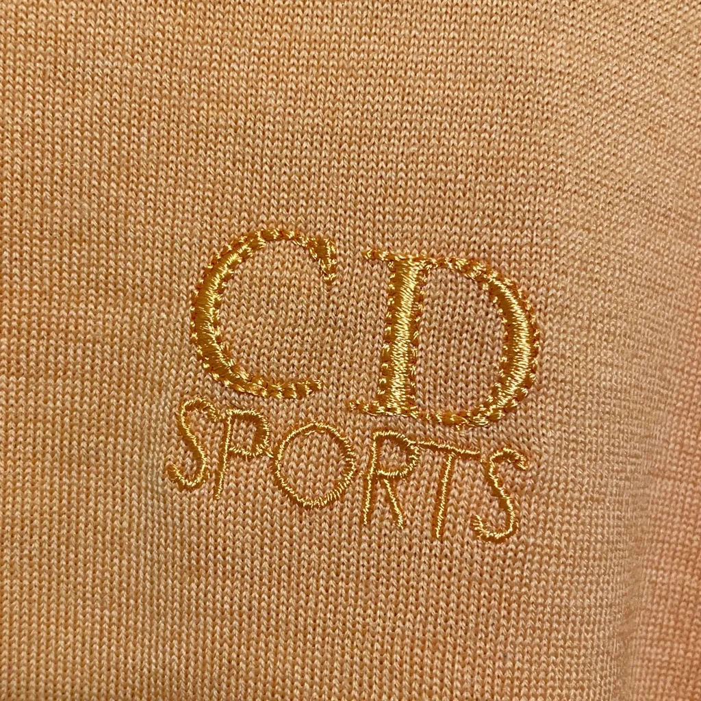 Christian Dior  Orange Turtleneck  Sweater - Image 2