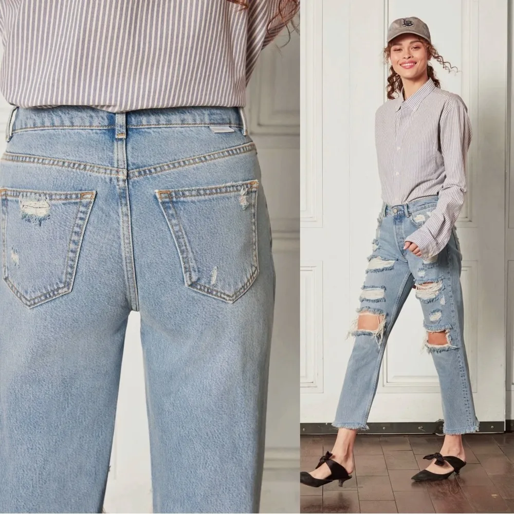 Boyish • The Tommy Jean distressed City Slickers light wash ripped frayed - Image 15