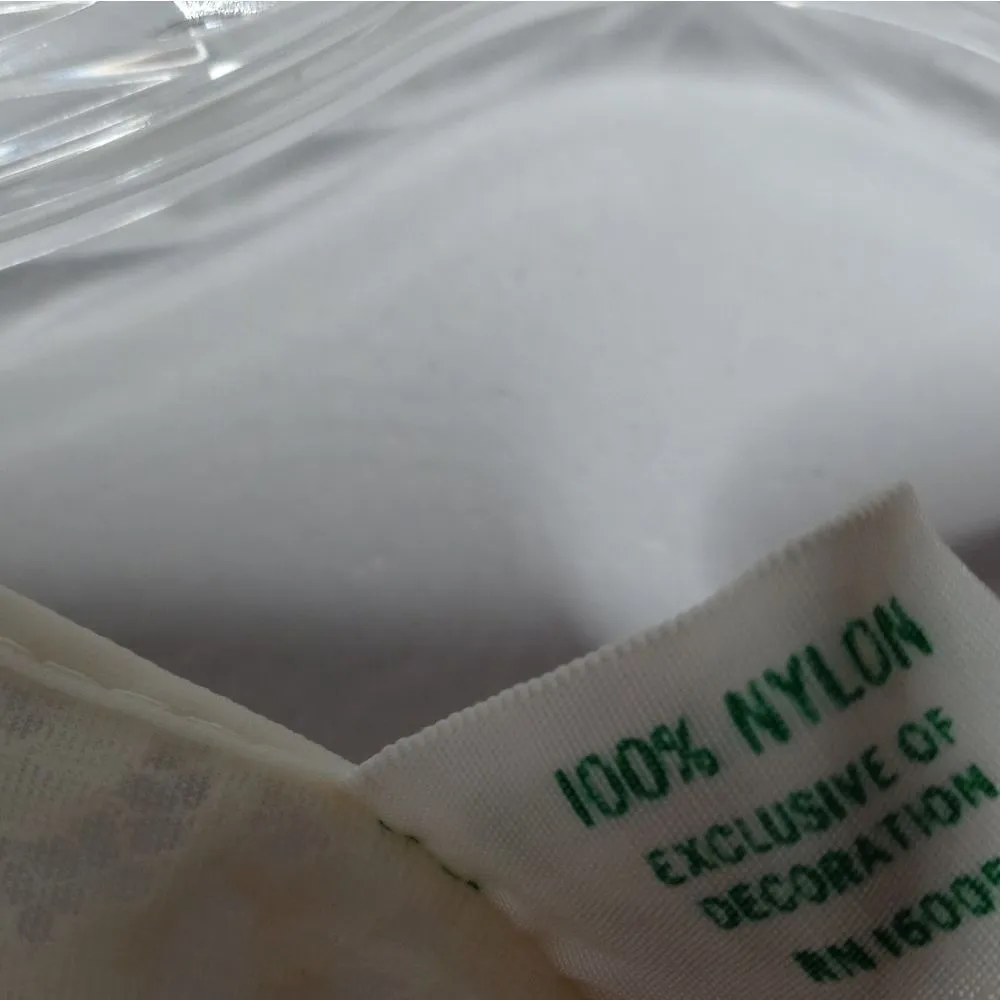 Vintage JR. Bazaar sheer sleepwear cover size 9 White - Image 8