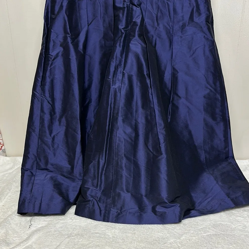 Elegant Blue Scoop Neck Sleeveless Mini Dress Formal, Bridesmaid or Evening out Size 12 - Image 5