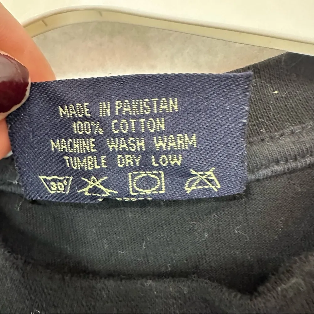 Smith’s Workwear Long Sleeve Basic T Shirt Mens Medium Black - Image 4