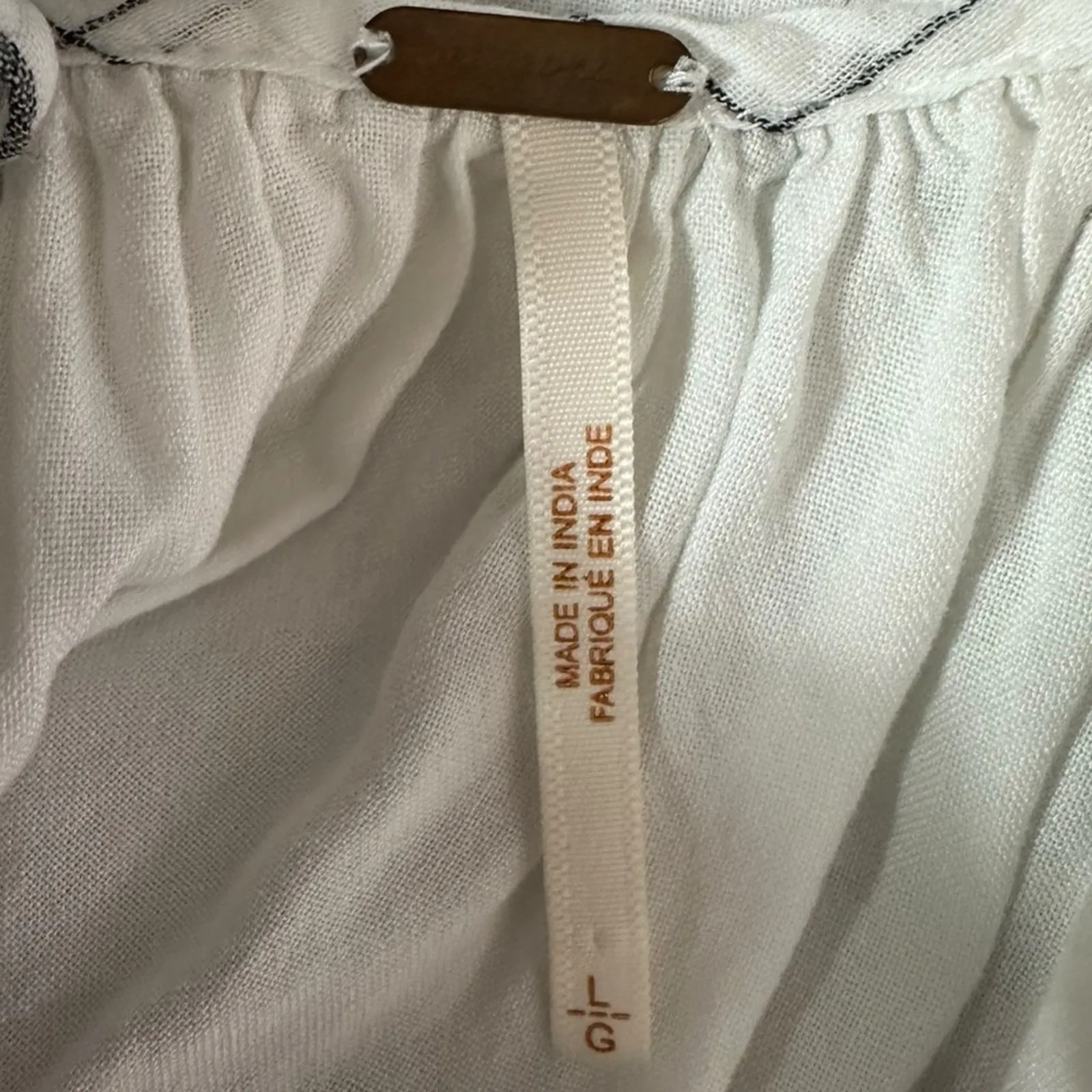 Free People Western Bohemian Jamie Embroidered Maxi Dress Size Large Ethereal - Image 15