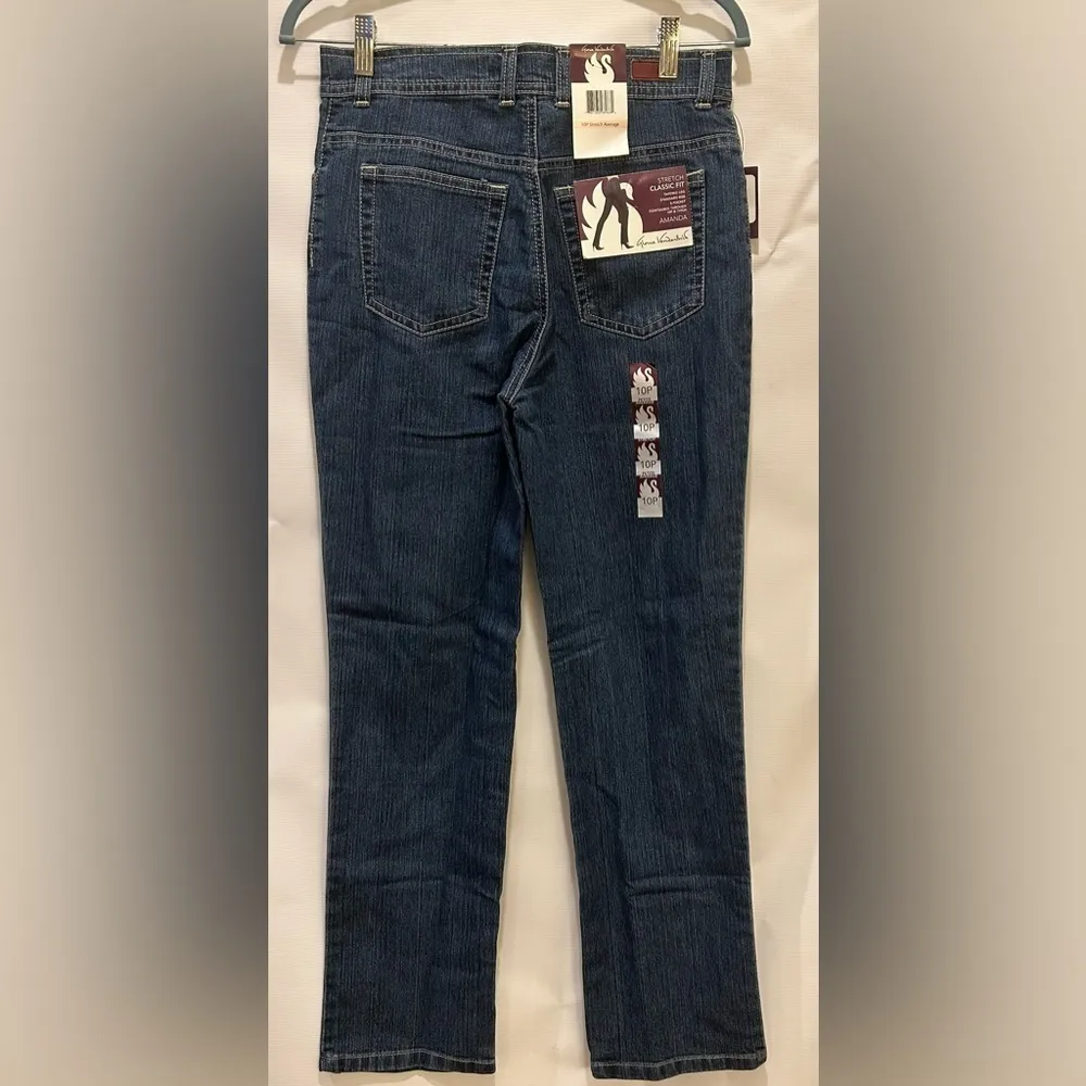 NWT Gloria Vanderbilt Amanda Stretch Jeans - Size 10P - Image 2