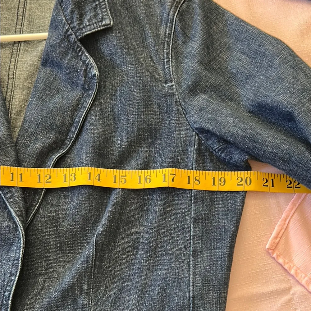 Liz Claiborne  Dark Blue Jean Jacket - Image 9