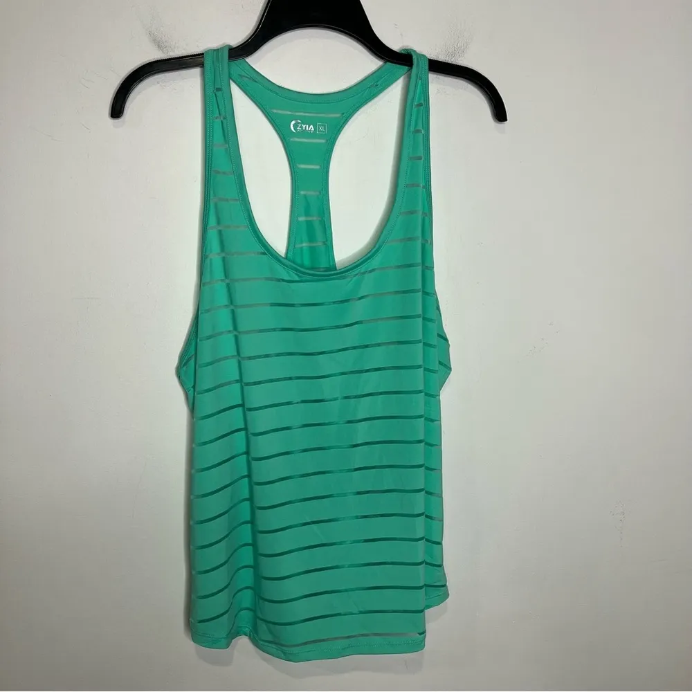 ZYIA active‎ Havana tank top mint teal green women’s size XL activewear athletic - Image 2