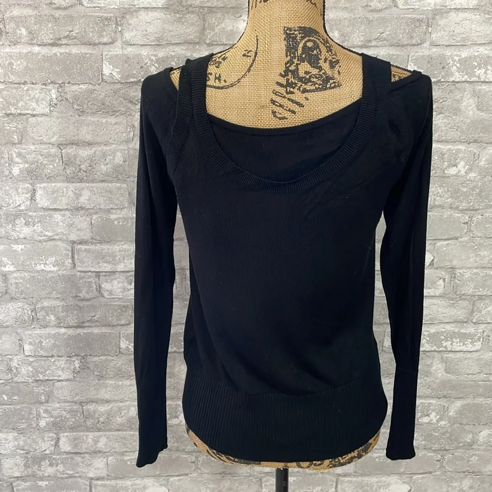 Anthropologie Jamie Open-Shoulder Knit Top - Image 4