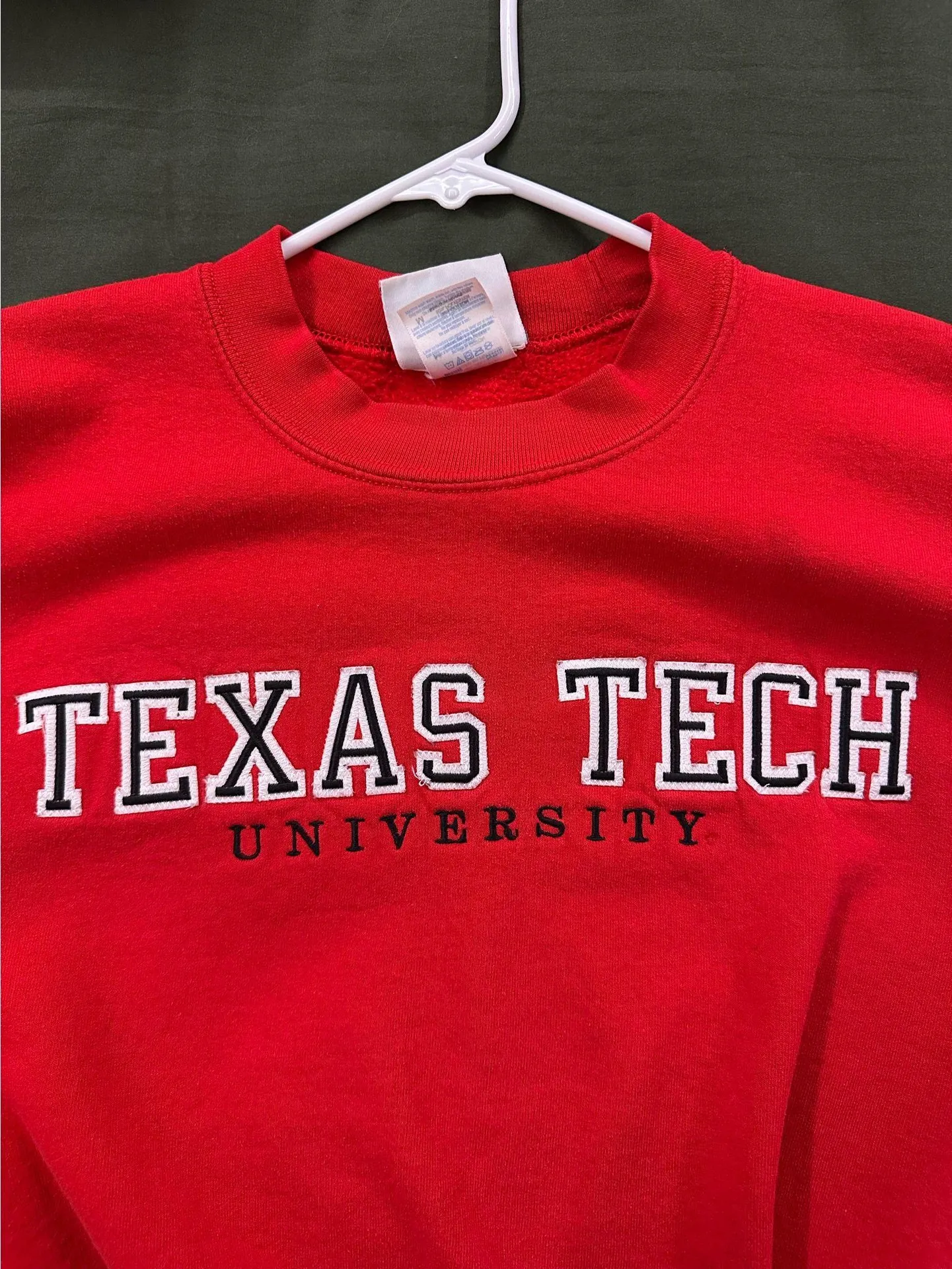 vintage texas tech crewneck Red Size M - Image 3