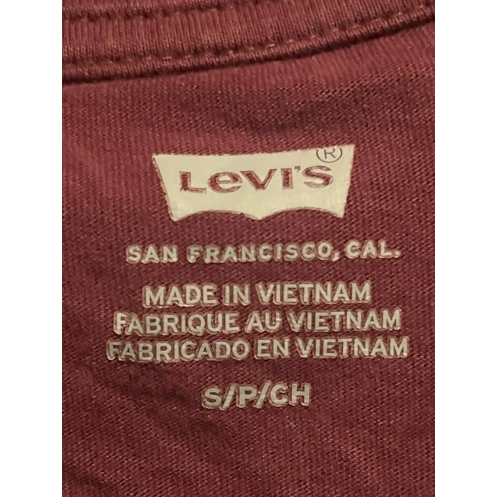 Levis One Planet One Party Fitted Short Sleeve Brown T Shirt Sm Y2K Streetwear - Image 7