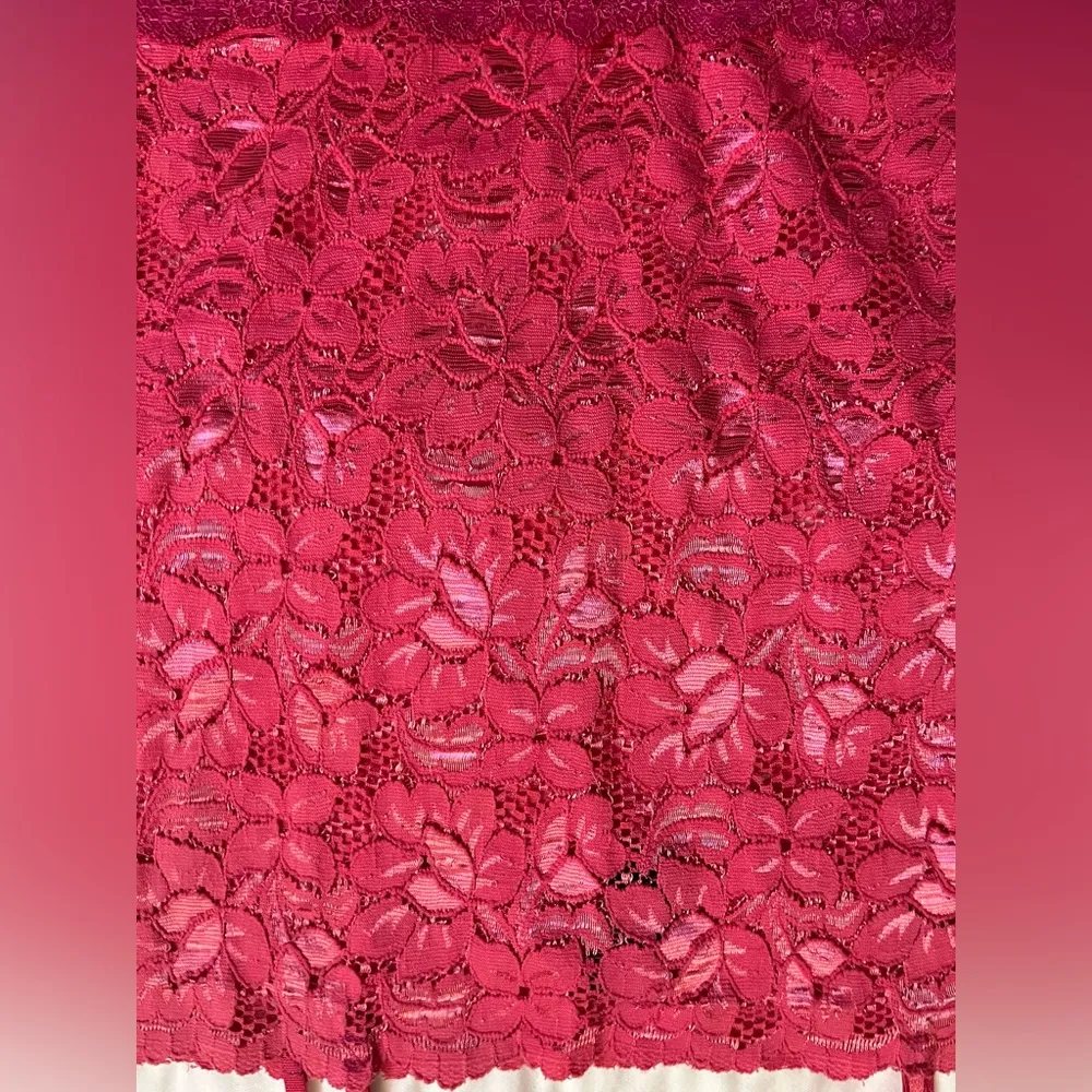 Pink lace vintage wet seal top - Image 3