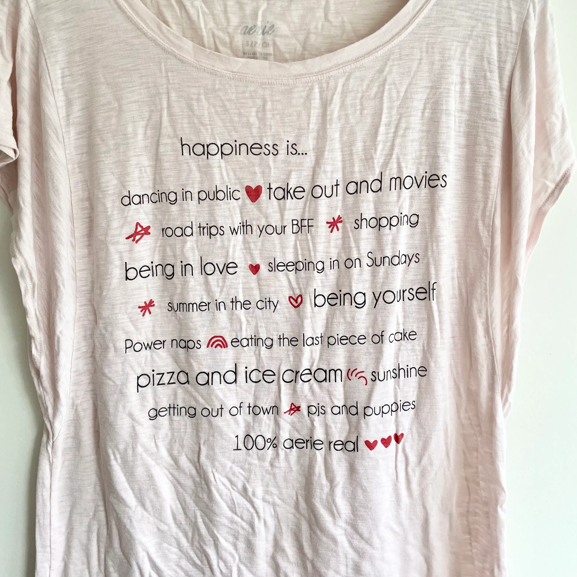 Aerie Pj Shirt Size Small - Image 3