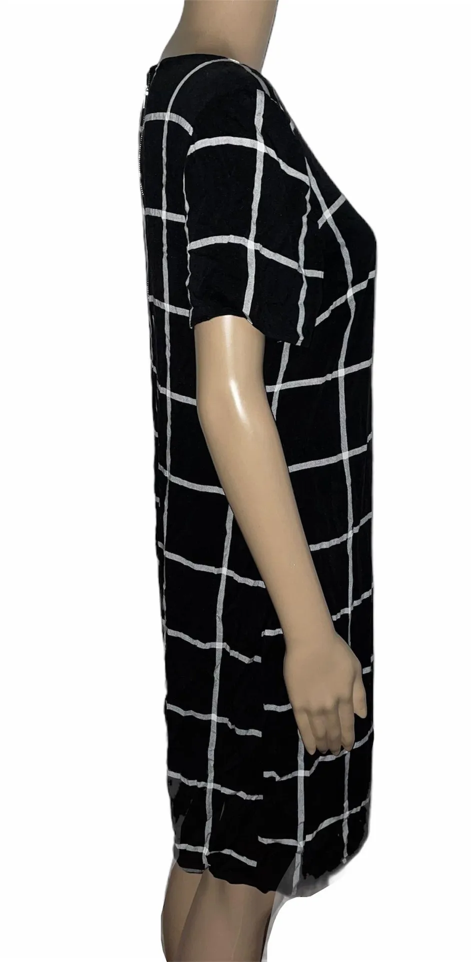 Plaid Tie Up Front Dress - Image 4