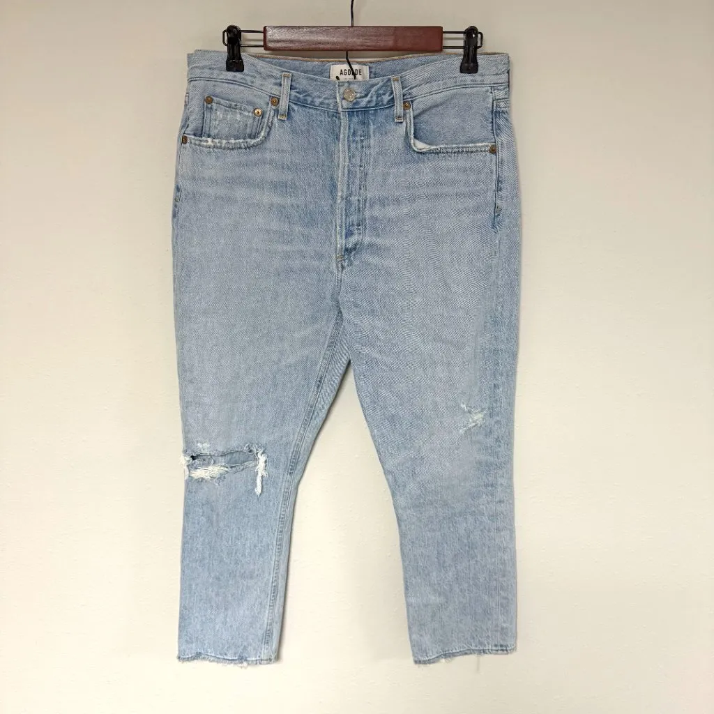 Agolde Riley Straight Jeans - Image 4