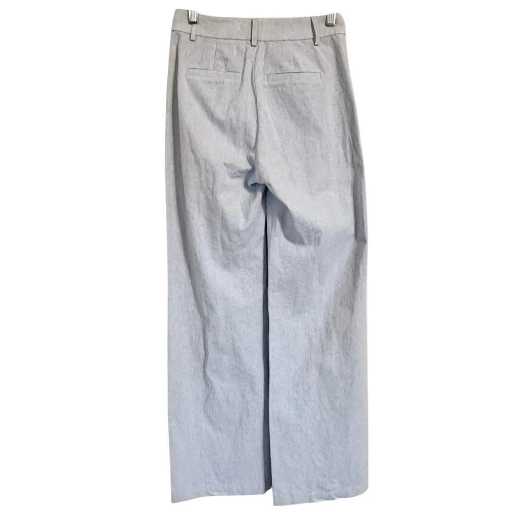 Paige Dallas Chambray Linen High Waist Wide Leg Trouser Women’s Size 00 - Image 5
