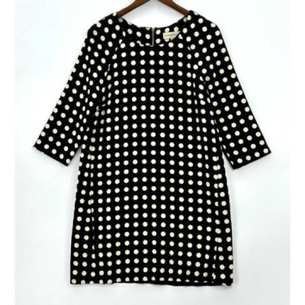 Anthropologie - Lili Wang Black and White Polka Dot Dress - Image 4