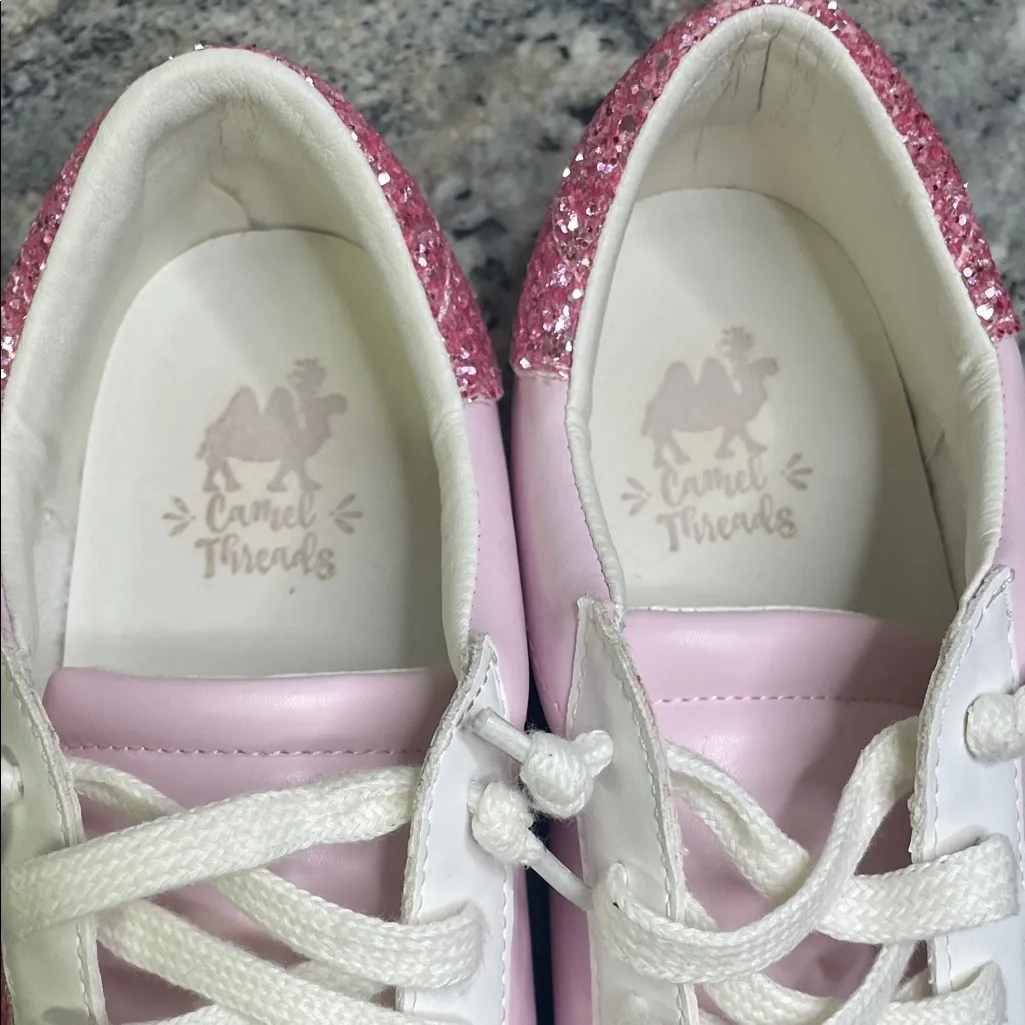 Camel Threads Glitter Star Posie Pink Women's Sneakers Size 9 - Image 7