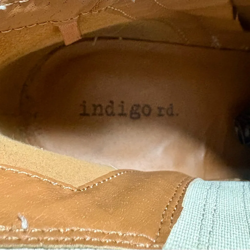 INDIGO RD Alydia Western Ankle Boots White Size 10 - Image 9