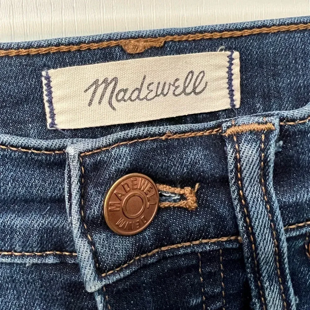 MADEWELL 10” High-Rise Skinny‎ Jeans in Danny Wash: Tencel Denim Edition size 25 - Image 6