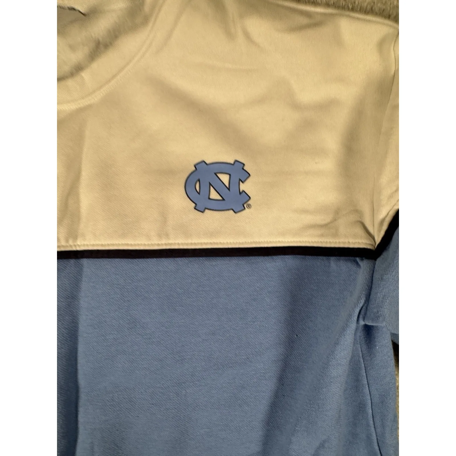 Champion UNC Tar Heels Women's S Sweatshirt Crewneck Blue Carolina Spellout - Image 2