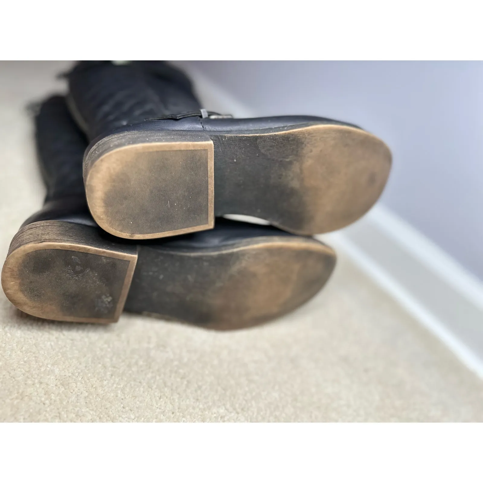 Madden Girl: Black Quilted Tall Boots - Image 6