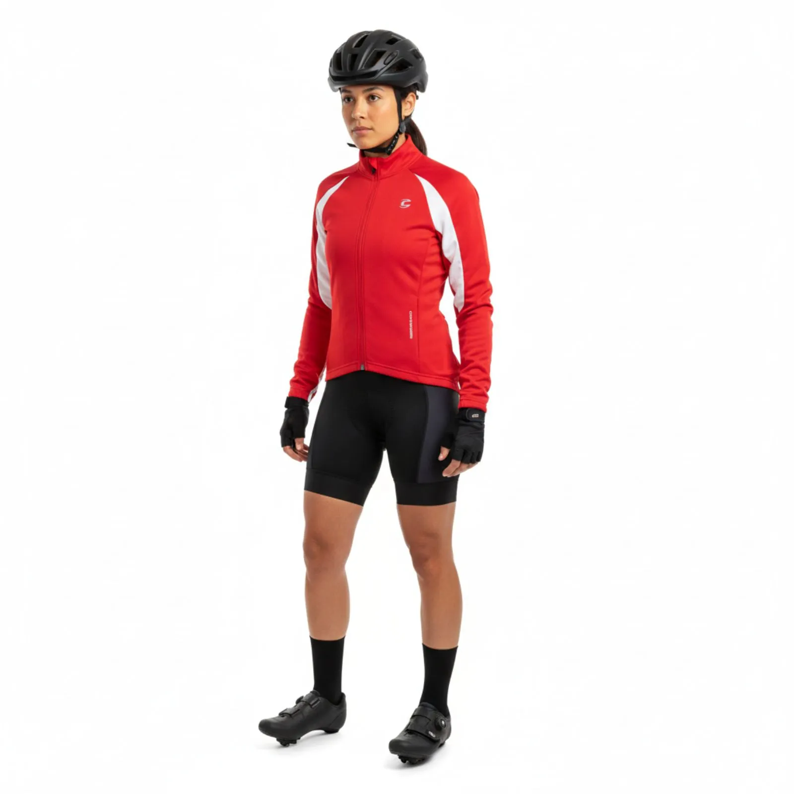 Cannondale Red & White Long Sleeve Zip Close Bicycle Cycling Sport Jacket M Size M - Image 6