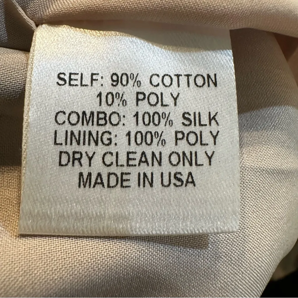 Sea New York Silk Black Tan Lace Trouser Straight Leg Pants Size 6 - Image 8