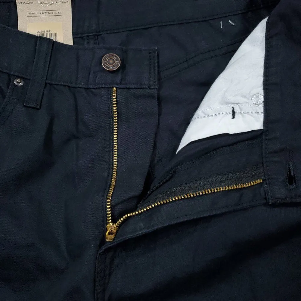 Levi's High Waisted Mom Jeans Cotton Hemp Chino Pants Black 28 x 30 High Rise - Image 5