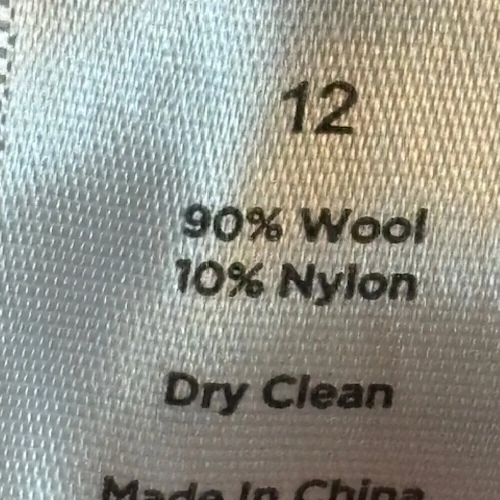 Talbots Coat Women's Size 12 Wool Office‎ Plus Size Winter Pink - Image 4