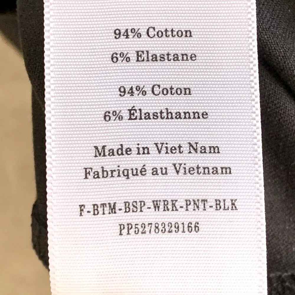 NEW Everlane The Bi-Stretch Work Pant in Black - Image 9