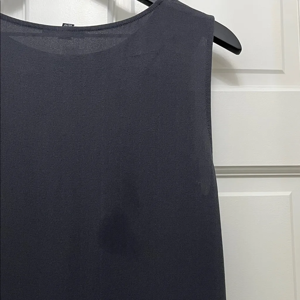 Eileen Fisher Linen & Silk Sleeveless Tank Tops - Size XXS & XS - Image 9