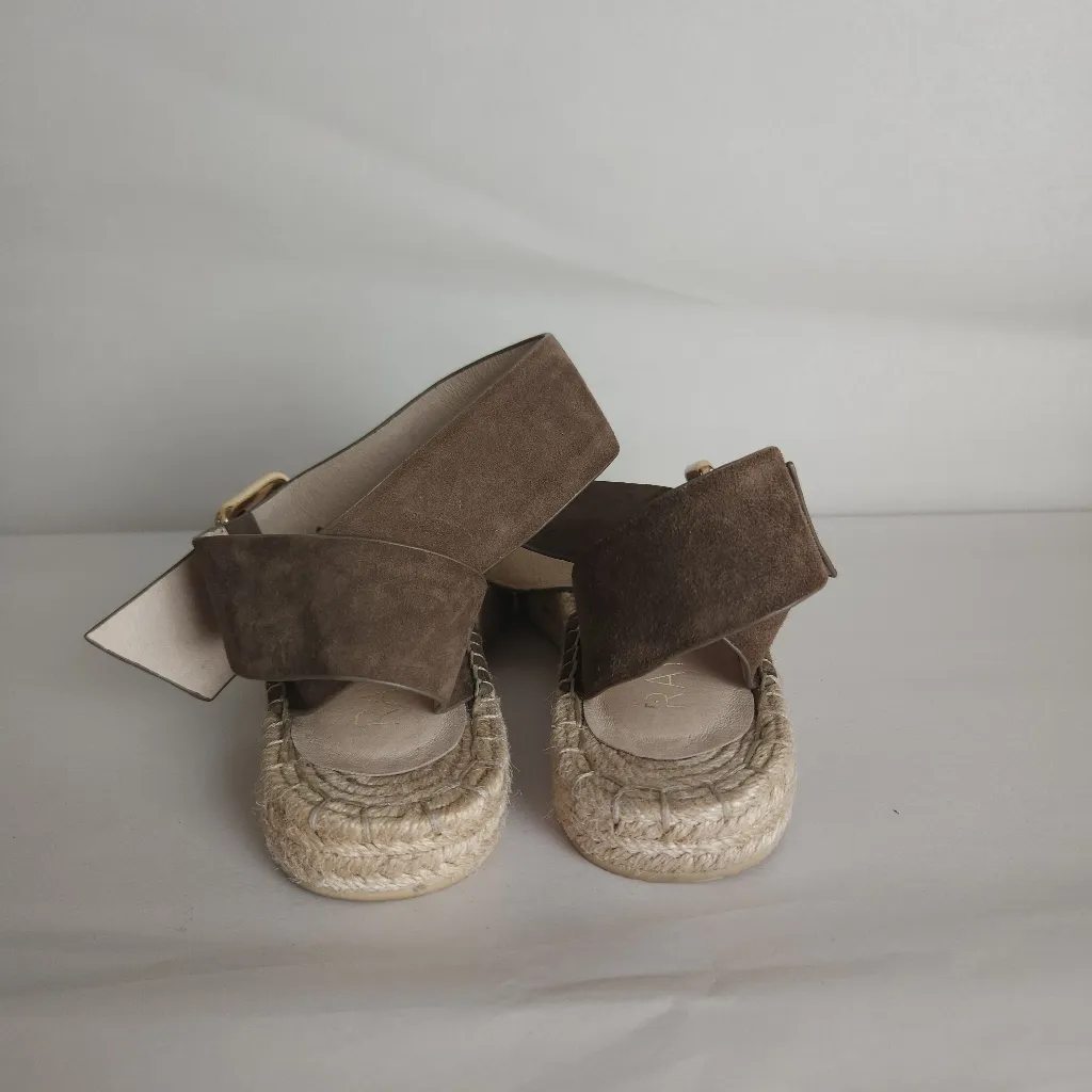 REVOLVE Raye Espadrilles Damien Flatform Sandals Size 6 - Image 6