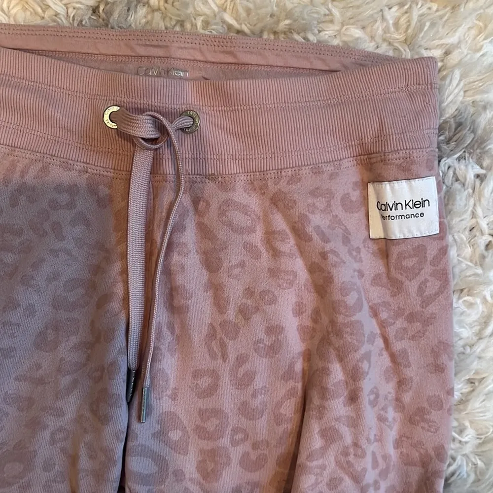 Calvin Klein pink cheetah joggers - Image 3