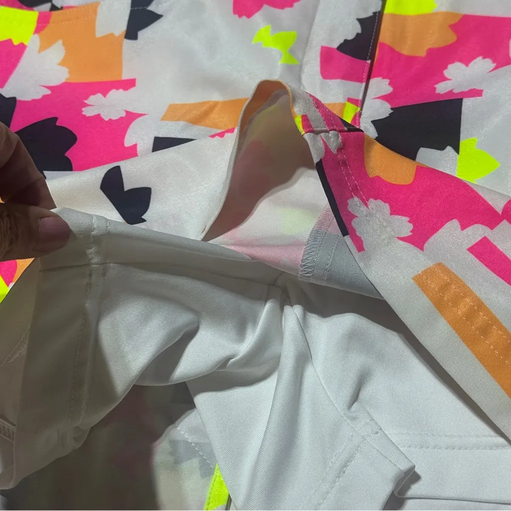 Slazenger Golf Skort Bundle Size 0 White Neon & Black EUC - Image 14