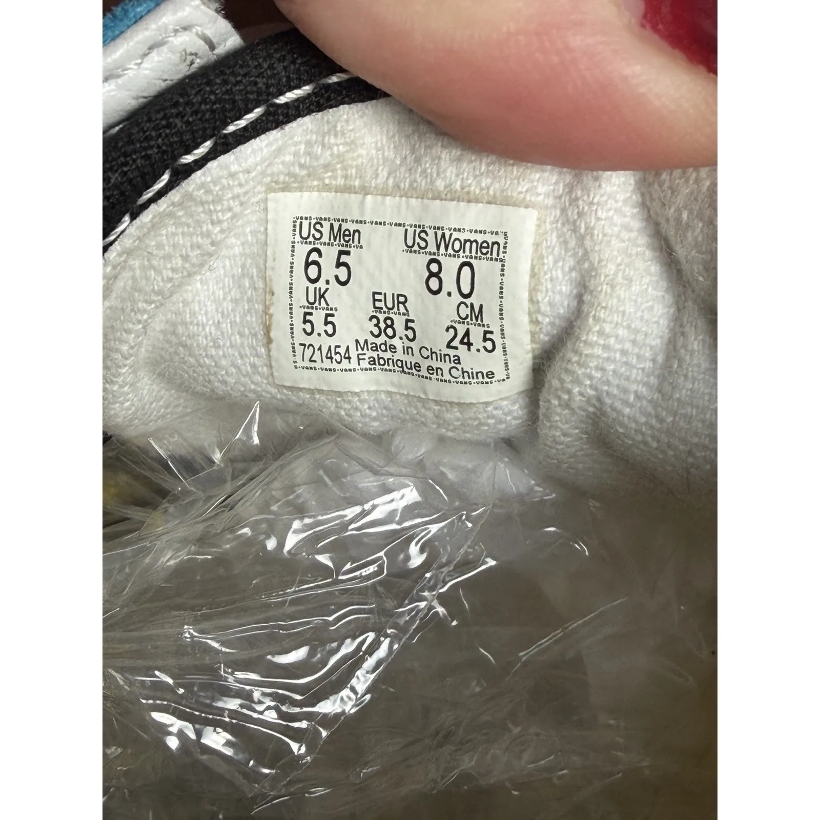 Vans Old Skool Pink/Blue/Checkerboard - Mens‎ 6.5 Women's 8 Color Shift 90s 80s - Image 9