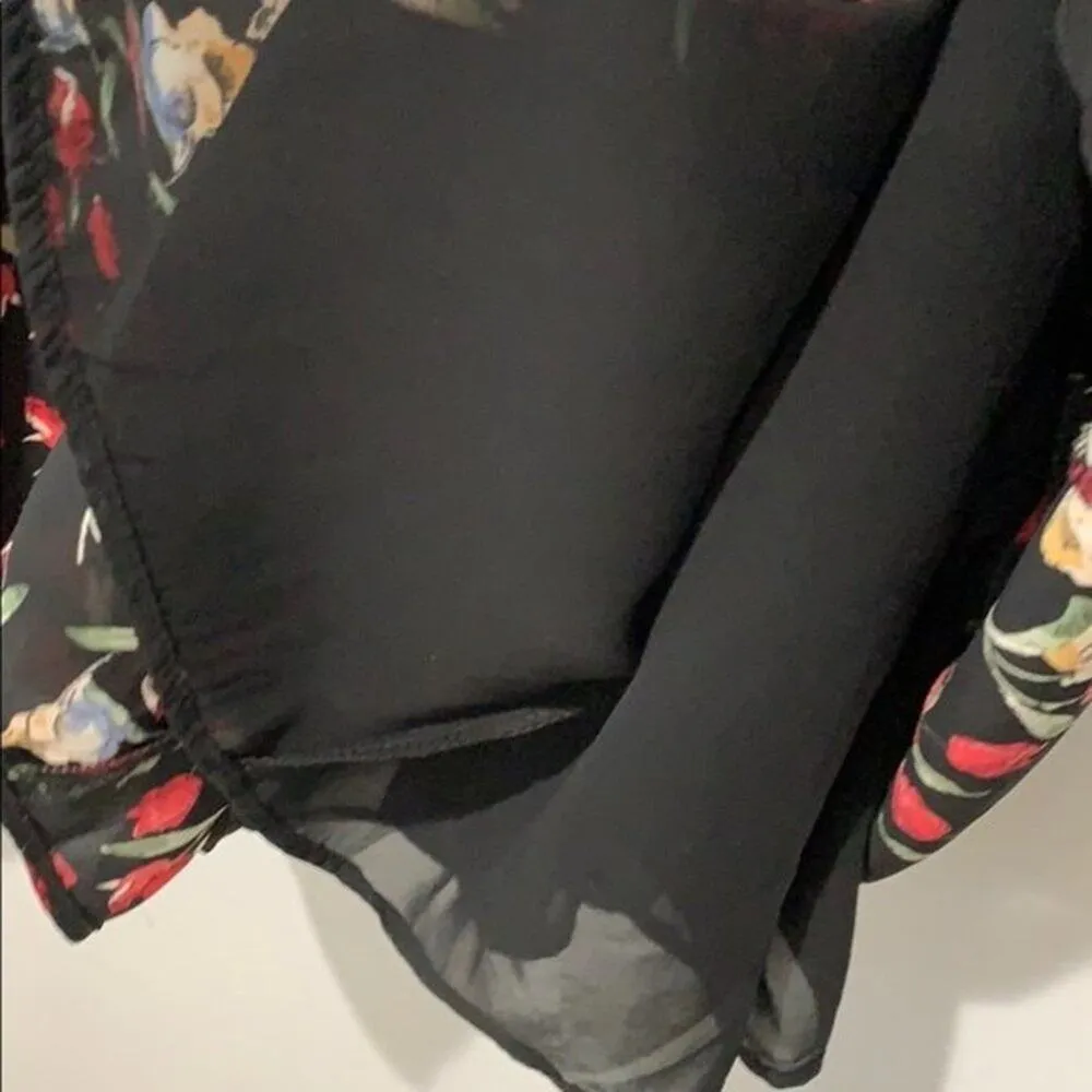 Zara Basic Fall Floral Dress Size Small - Image 6