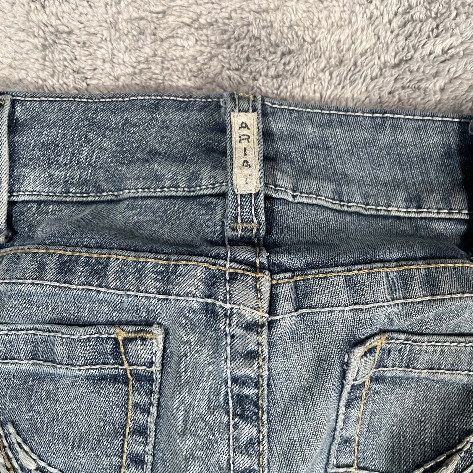 Ariat Mid-Rise Entwined Bootcut Jeans Women's SZ 31x32 Thick Stitch Cowgirl - Image 6