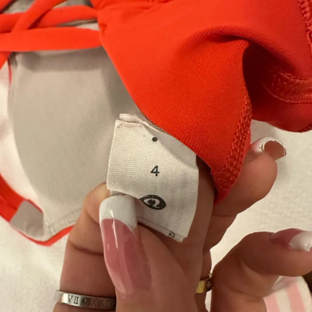 Lululemon  Athletica Bold Red Sports Bra - Image 3