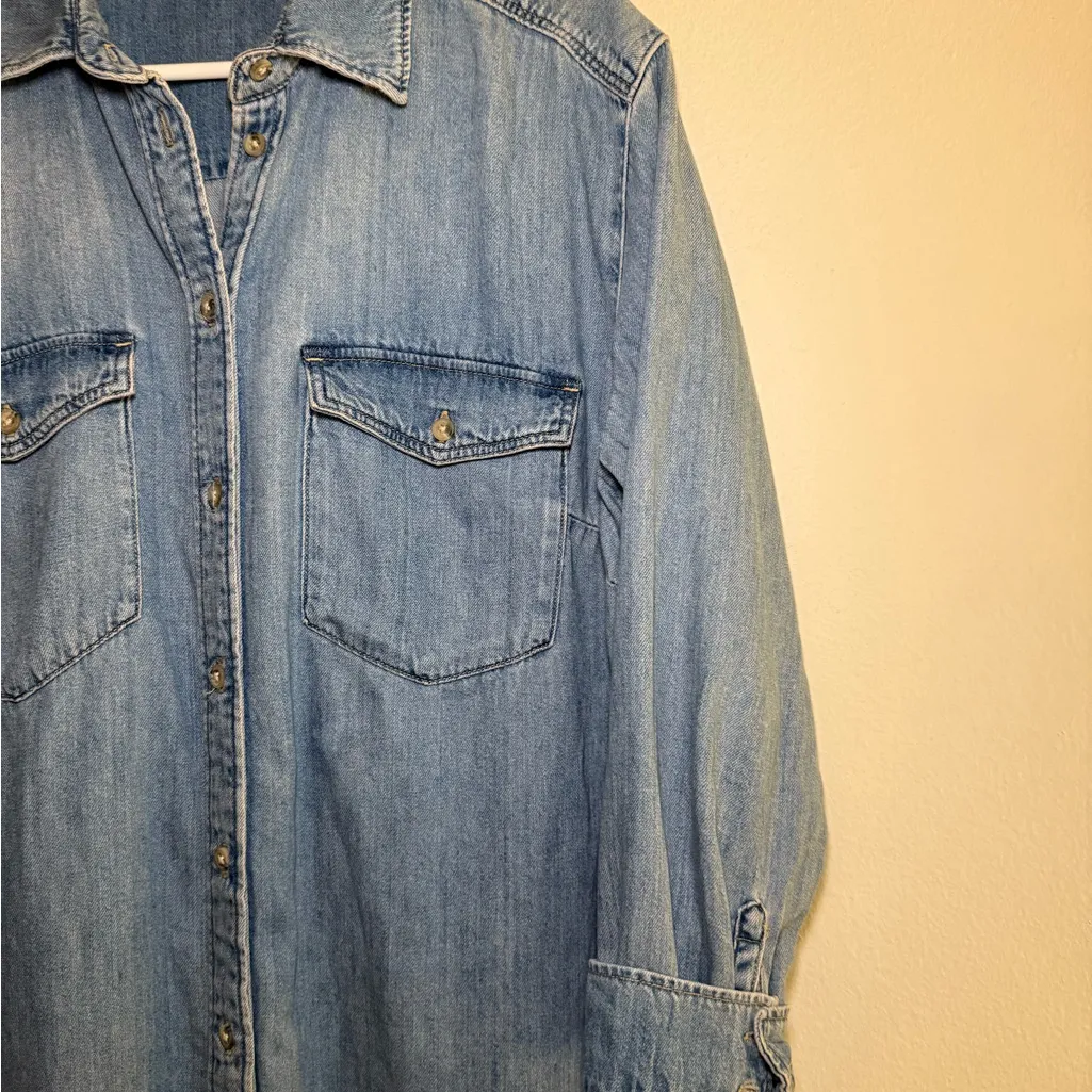 & Denim Button - Image 2