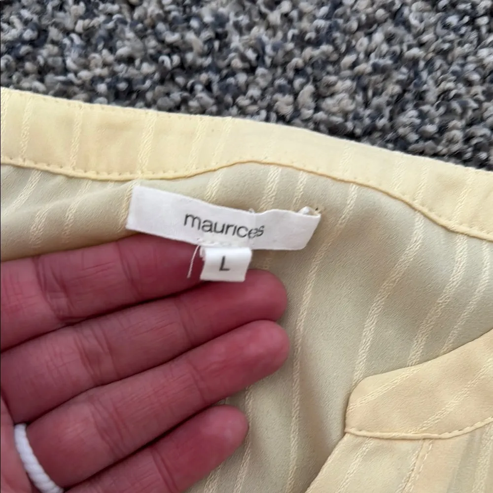 Women's Light yellow Sleeveless Top - Image 2