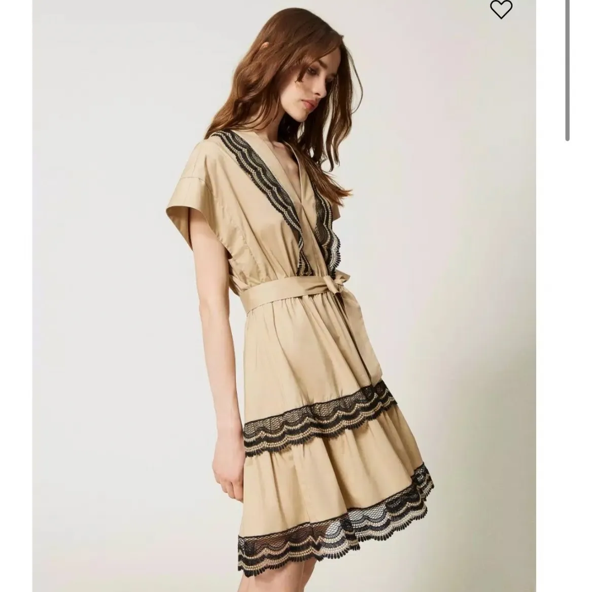 Twinset Milano Lace Trim V - Image 2