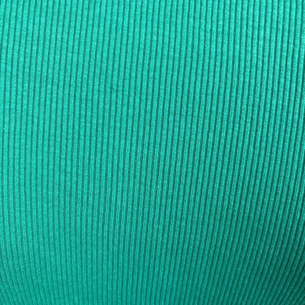 Zara Women's Green Crew Neck Long Sleeve Stretch Fitted Rib  Bodysuit Top Size S - Image 5