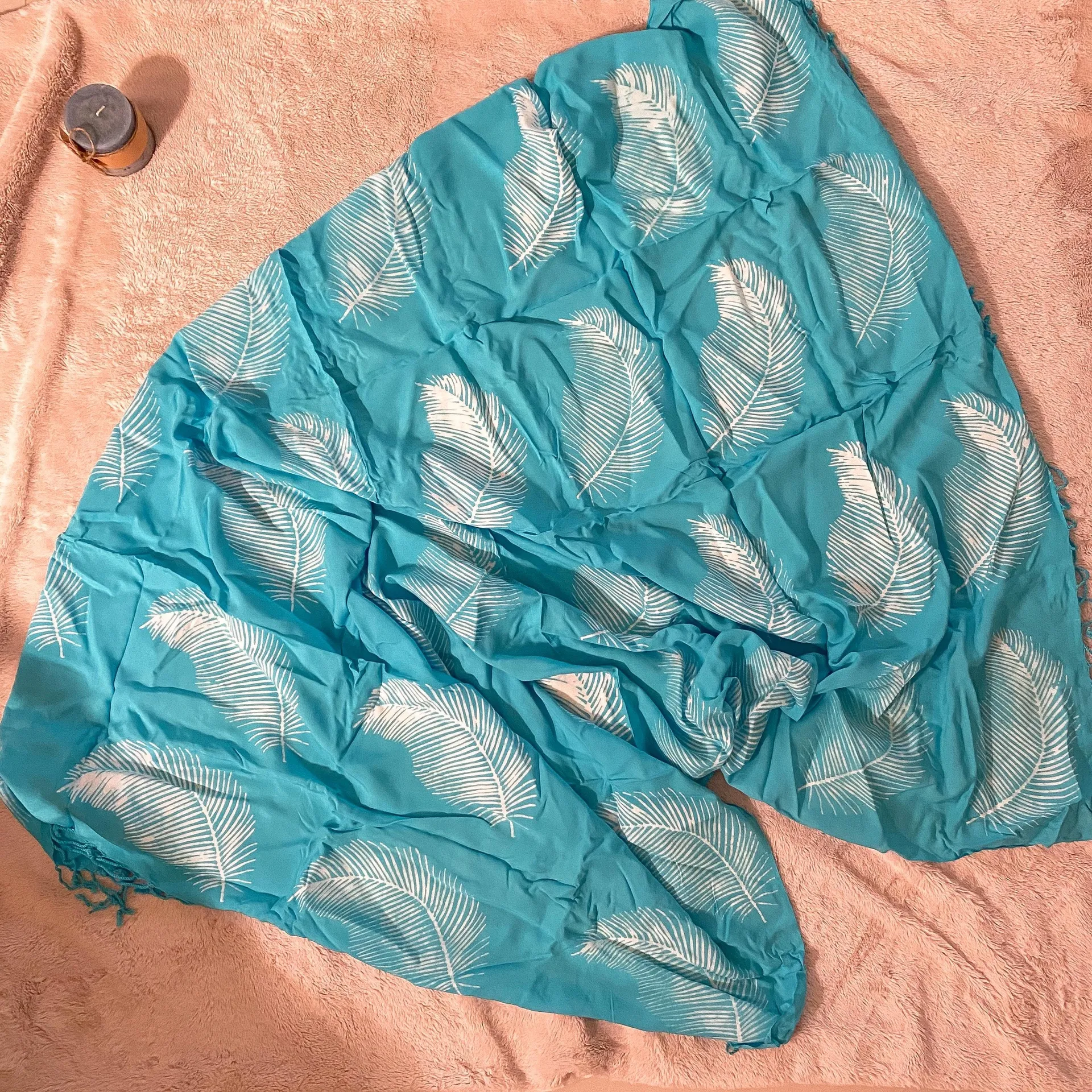 Blue Feather Sarong - Image 2