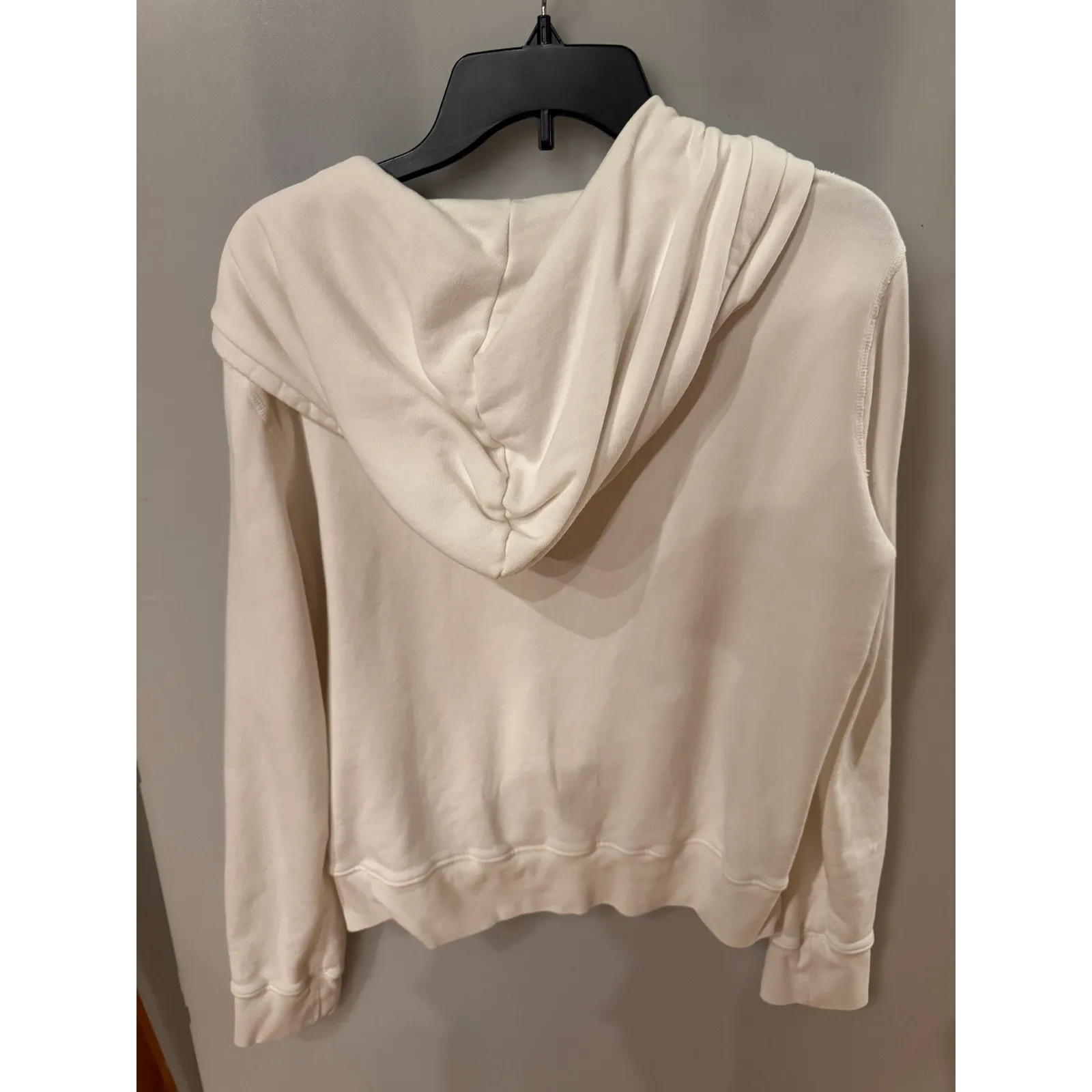 Nili Lotan Women's Callie Zip Up Hoodie Chalk - Image 4