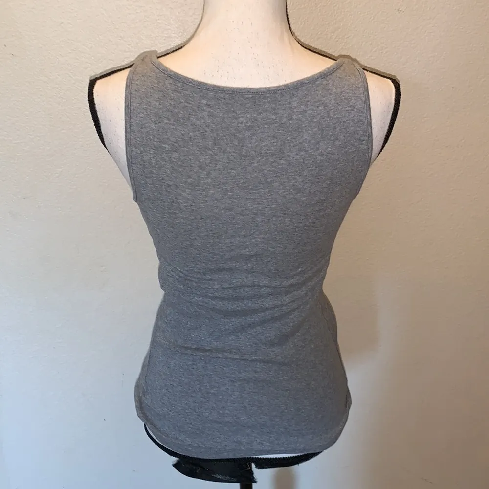Isabel Maternity by Ingred & Isabel grey tank top - Image 4